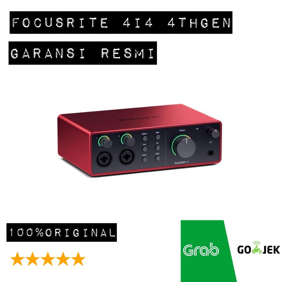 Focusrite Scarlett 4i4 4th Gen / Gen 4 USB Audio Interface / Soundcard