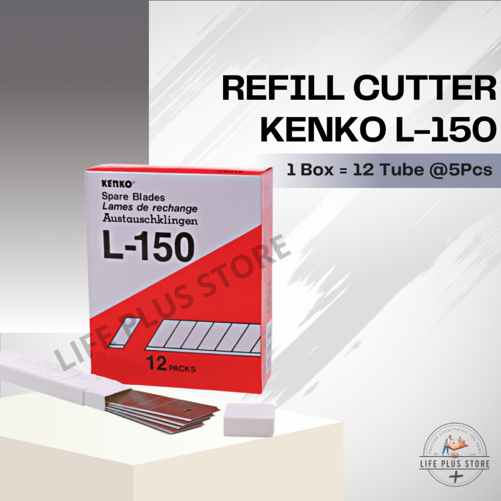 

ISI CUTTER KENKO L 150 ISI PISAU CUTER L150 REFILL KATER BESAR Box Sekotak