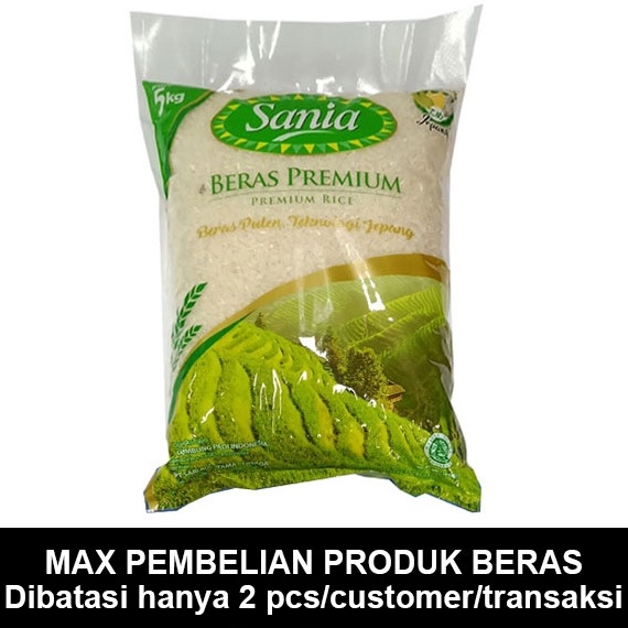 

DISKON SANIA BERAS 5 KG