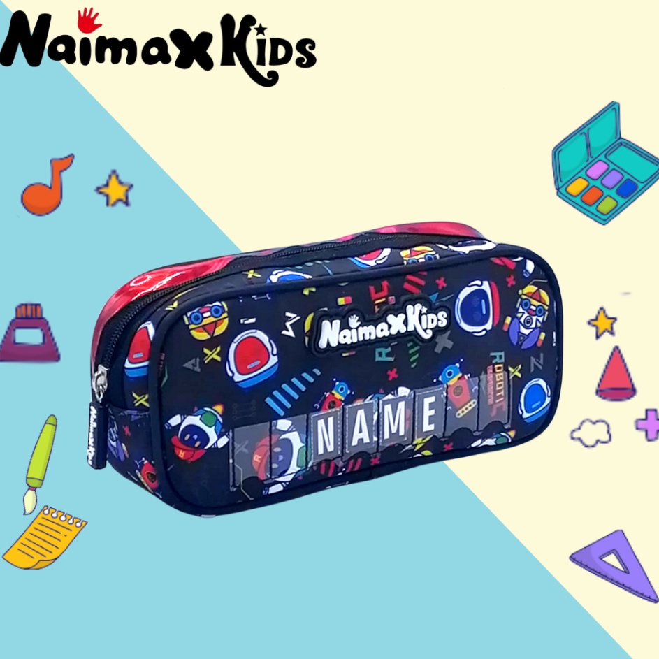 

88 Pencil Case Custom Nama Naimax kids Pencil Case Medium Anak LakiLaki