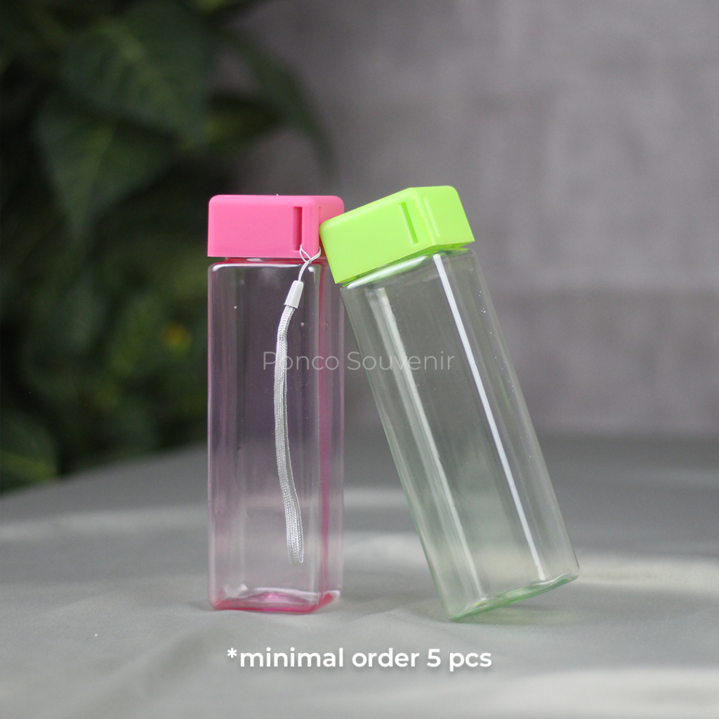 Botol/ Tumbler My Bottle Kotak Polos Tanpa Kemasan
