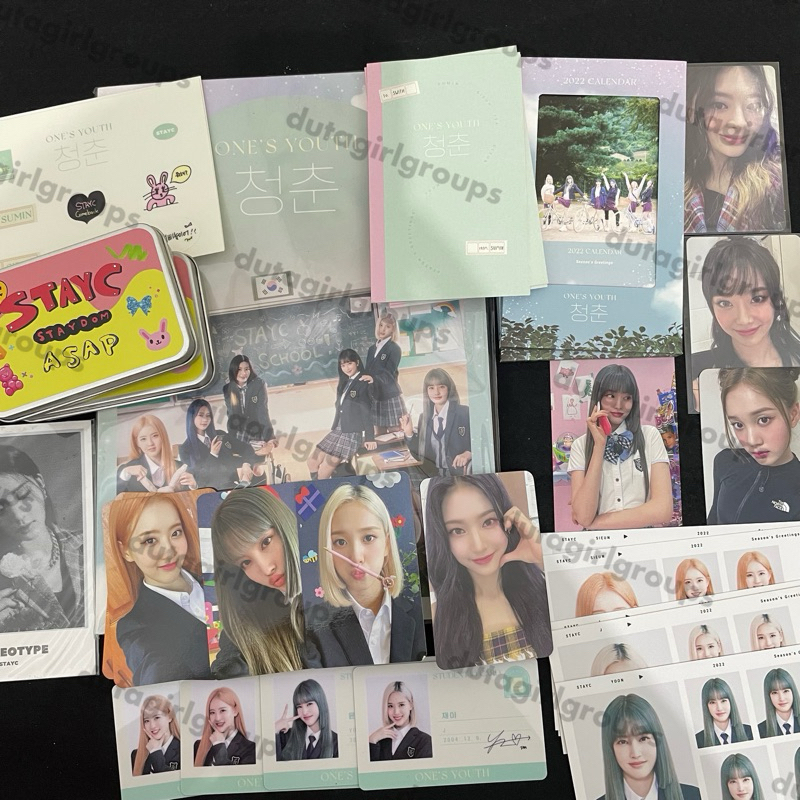 BUNDLE TAKE ALL ONLY STAYC PHOTOCARD PHOTO CARD PC SUMIN SIEUN ISA SEEUN YOON J BENE BENEFIT POB STA