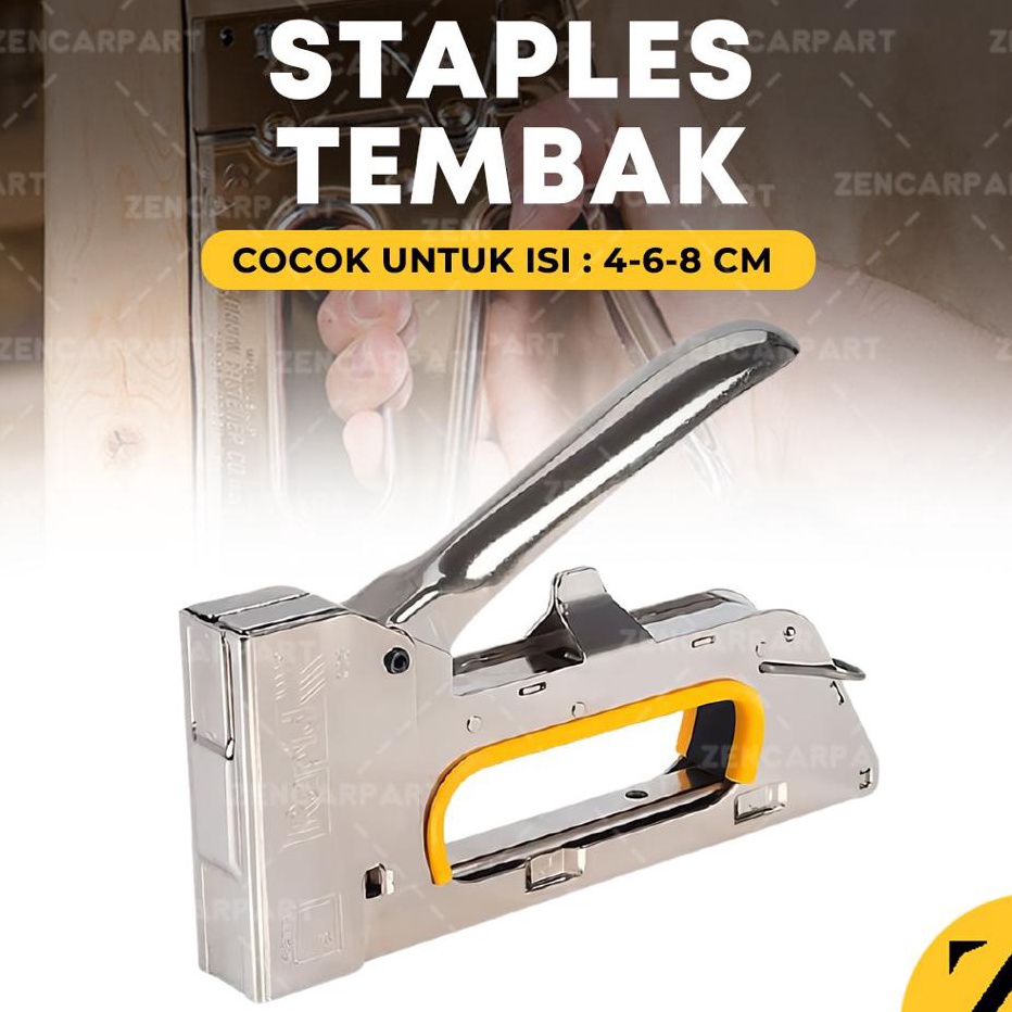 

PROMO SALE Alat Staples Tembak Stapler Tembak Guntacker Kayu Jok Kulit Motor KUAT Steples Hekter 3in1 4 6 8 mm