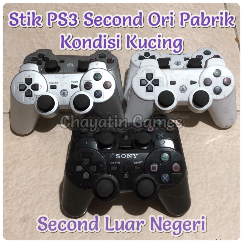 [STIK PS3 RUSAK] Stik PS3 Ori Pabrik Second Luar Negeri Kondisi RUSAK ( KONDISI RUSAK HARUS DI SERVI