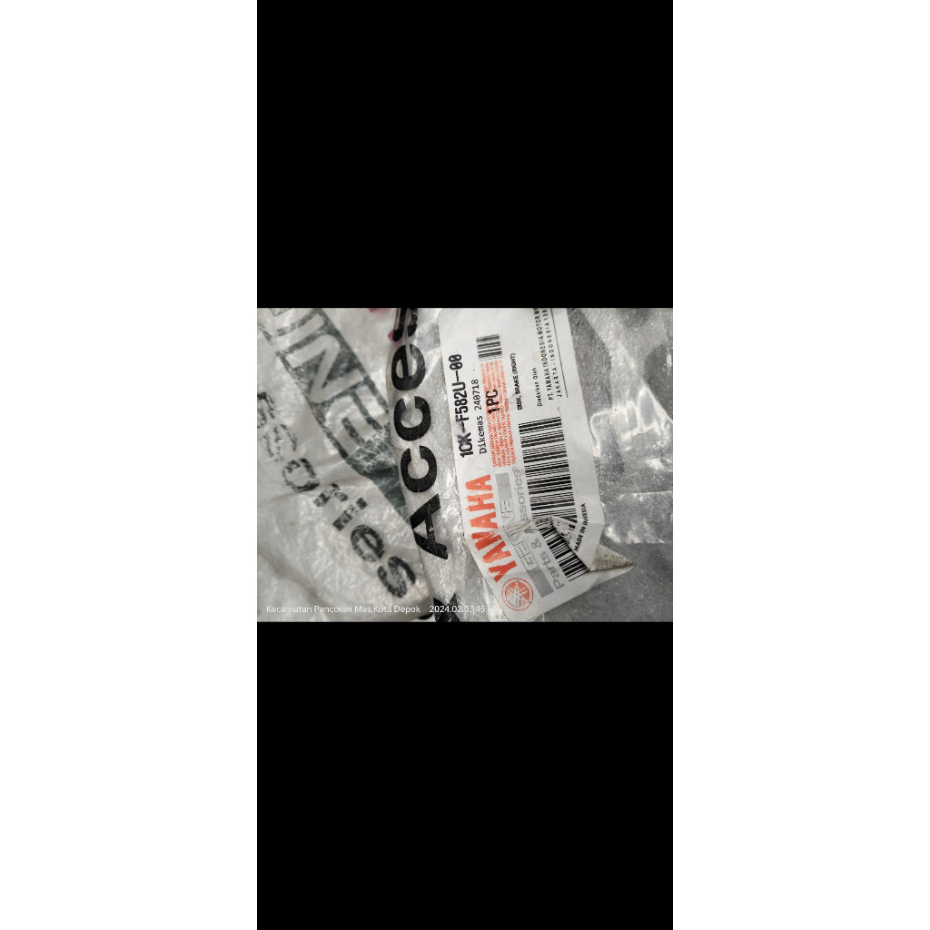 Piringan cakram Yamaha r 15 xabre sunstar