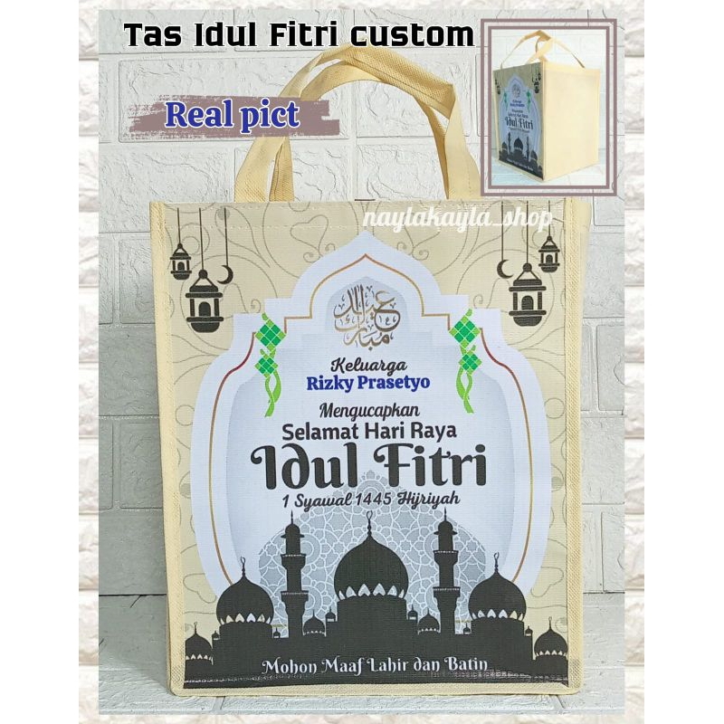 

38. HAMPERS LEBARAN/TAS IDUL FITRI CUSTOM/harga yg tertulis 1 pack isi 10 pcs/minim order 2 pack 1 warna