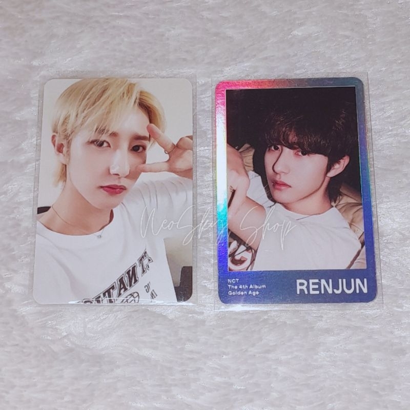 NCT Official Photocard Renjun STC White Golden Age NCT Nation
