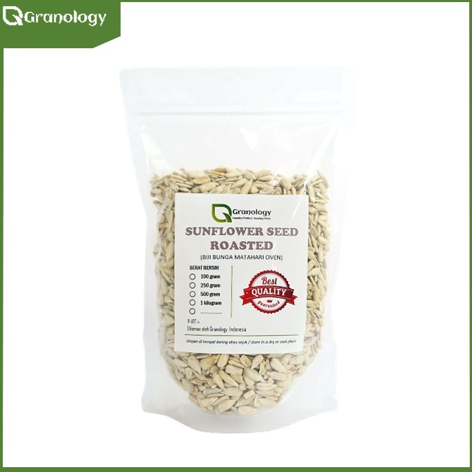 

Swip up Roasted Sunflower Seed Biji Bunga Matahari Oven 5 gram by Granology