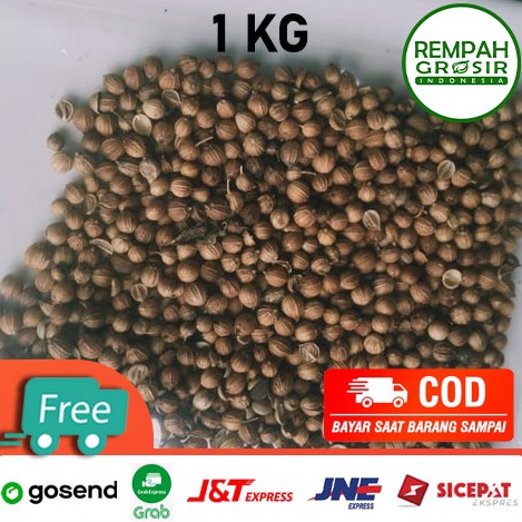 

SUPER DISKON Ketumbar Hitam Butir Ori Asli 1KG 1 Kg Kilo Kiloan Grosir Termurah