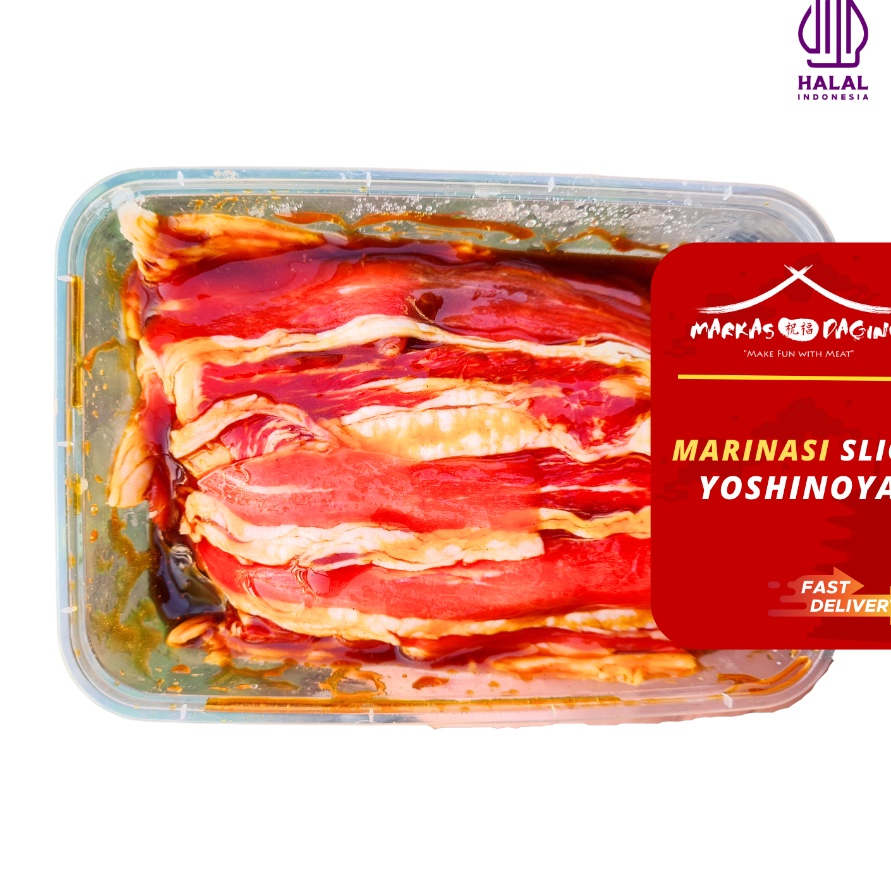 

99 BRANDS FESTIVAL MARINASI Yoshinoya Beef Slice Daging Sapi Marinasi Frozen HALAL