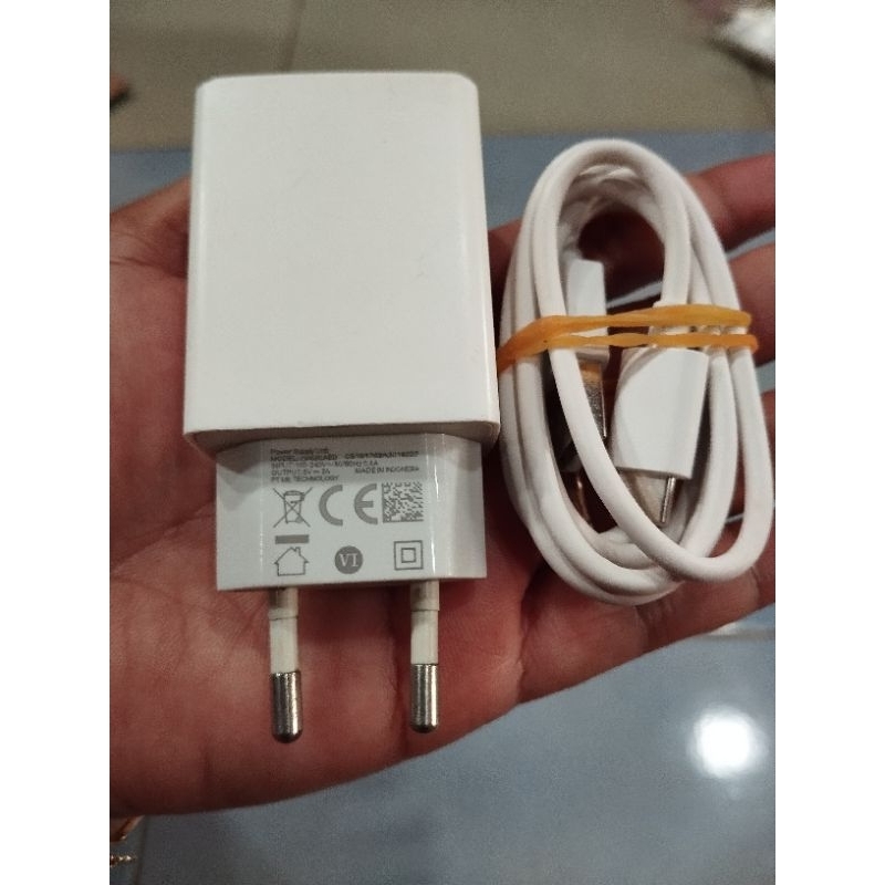 CARGER SECOND ORIIGINAL COPOTAN HP OPPO A16 2A 5V 10WATT TYPE C