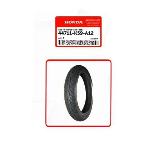 N LUAR 80/90-14 K59 TUBLESS AHM ORIGINAL 44711K59A12