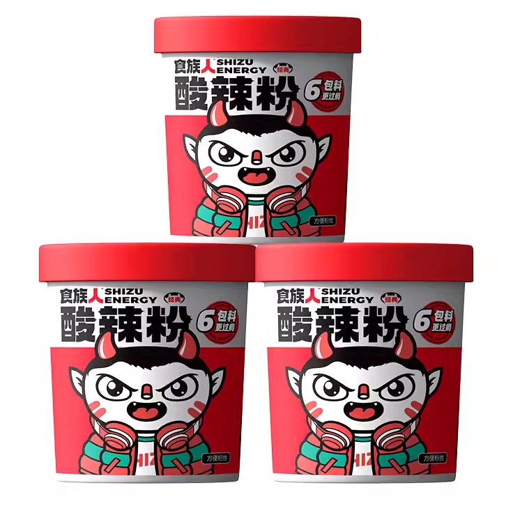 

D2289 Halal Bihun Instant Cup Shi Zu Ren Mala Sour Spicy 13 gr Cup Noodle China OBOR FOOD
