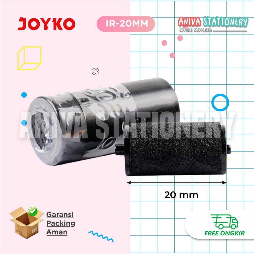 

Joyko Ink Roller IR20 MX5500 / Tinta Label Harga Ink Rol 20mm