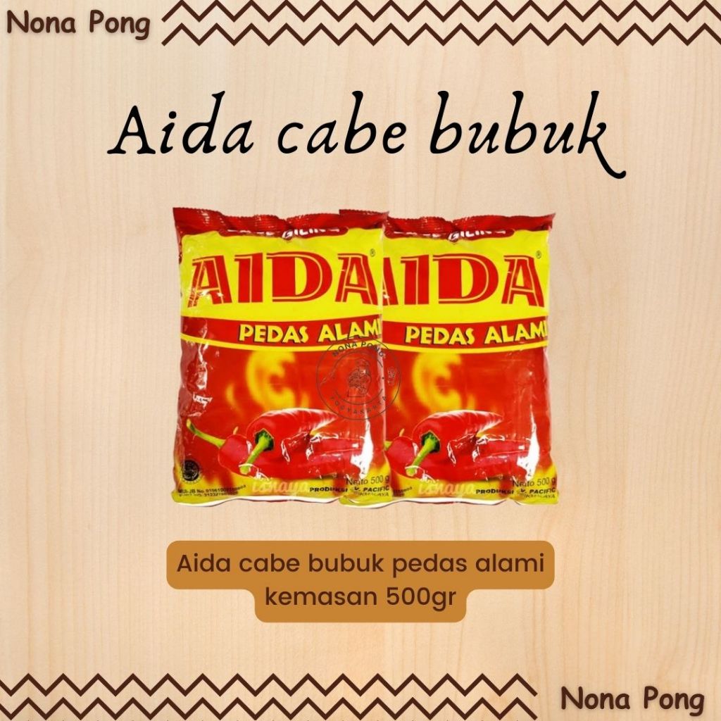 Cabe bubuk | aida cabe bubuk 500gr