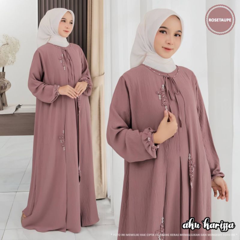 Ready Baju Muslim Wanita Riyanti Dress Aku Karissa Hoscollection