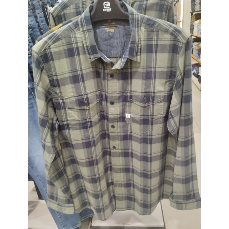 KEMEJA LENGAN PANJANG EMBA ORIGINAL