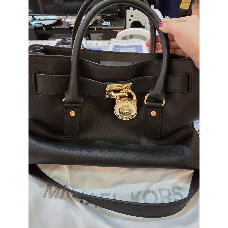 Michael Kors hamilton medium navy preloved