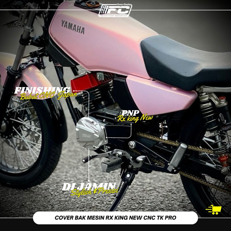 COVER BAK MESIN RX KING NEW DURALIUM CUSTOM CNC TK PRO (Sepasang)
