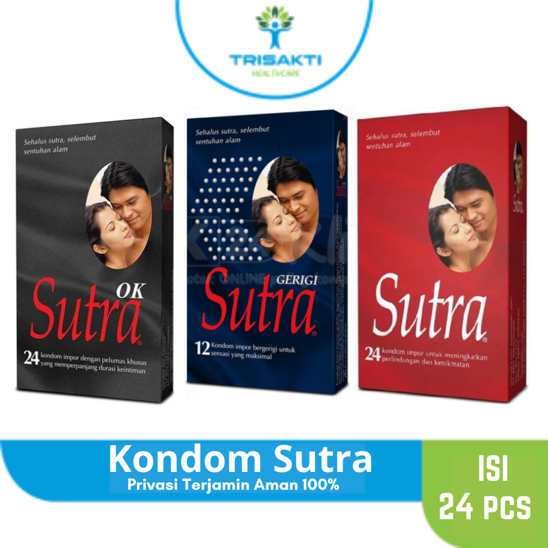 Kondom Sutra Gerigi Sutra OK Sutra Condom Merah isi 24 pcs