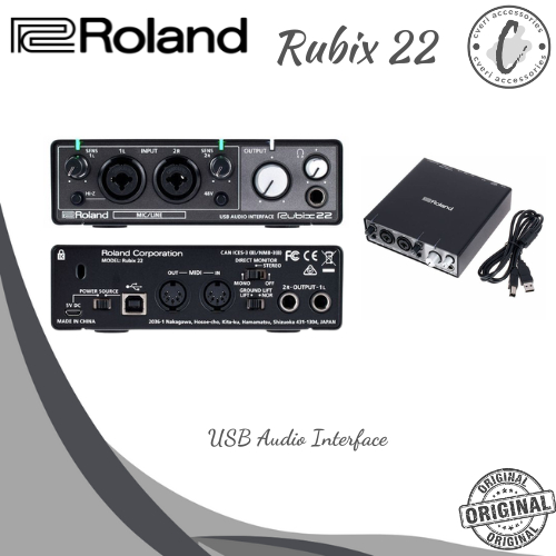 Roland Rubix22 USB Audio Interface Soundcard Original Rubix 22
