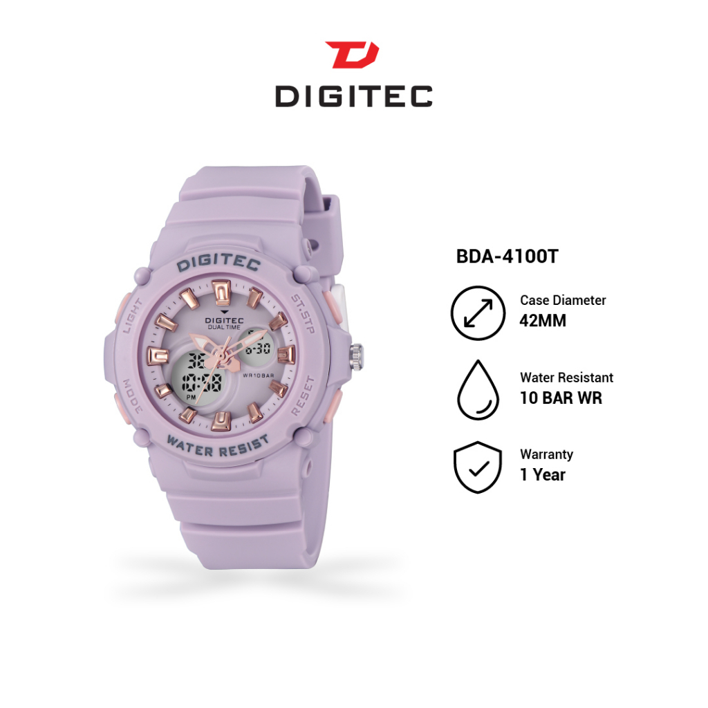 DIGITEC DA 4100 / DA-4100 / DA4100 Watch DG Jam Tangan Garansi Resmi 12 Bulan