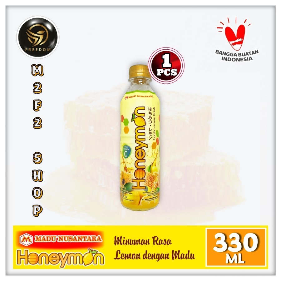 

Honeymon Honey Lemon Drink Madu Nusantara Botol Pet - 330 ml (Kemasan Satuan)