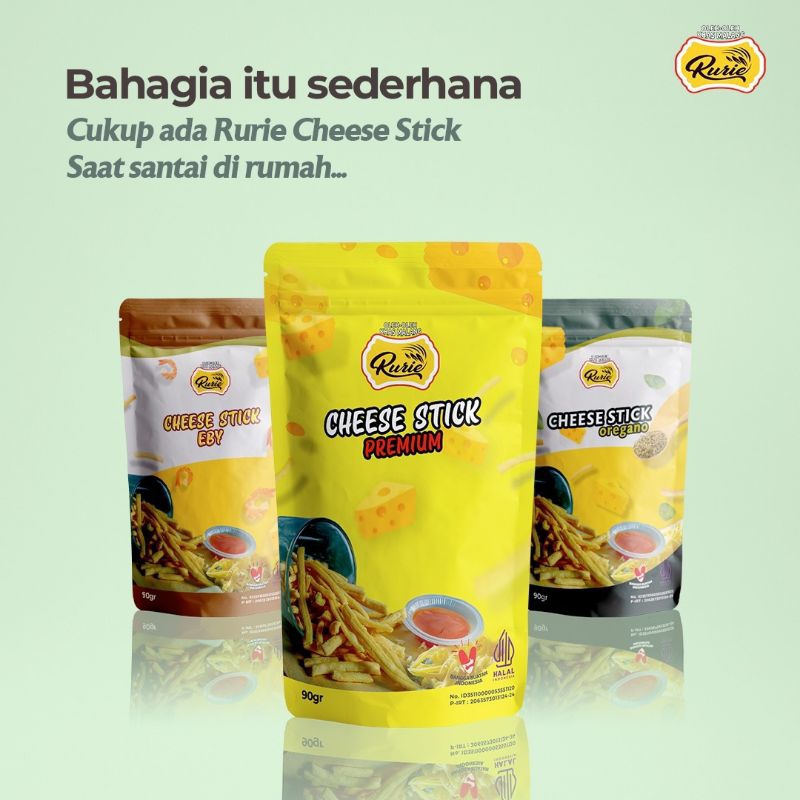 

Rurie Cheese Stick Stik Keju Camilan Snack Premium Oregano Eby Oleh-Oleh Malang