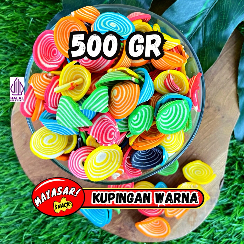 

KUPING GAJAH KUPINGAN WARNA 500gr
