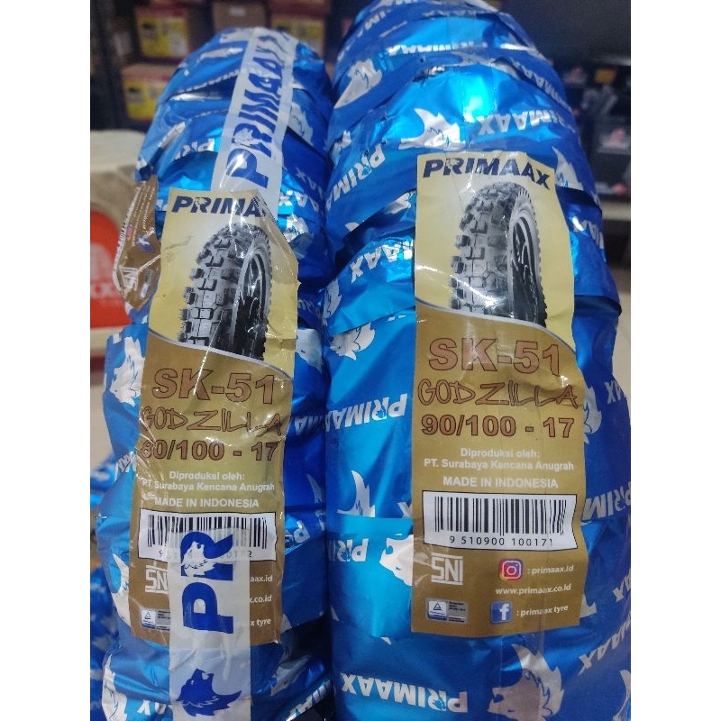 Ban Trail Primaax SK51 Godzilla 70/100 80/100 90/100 Ring 17 primax gozila RBT