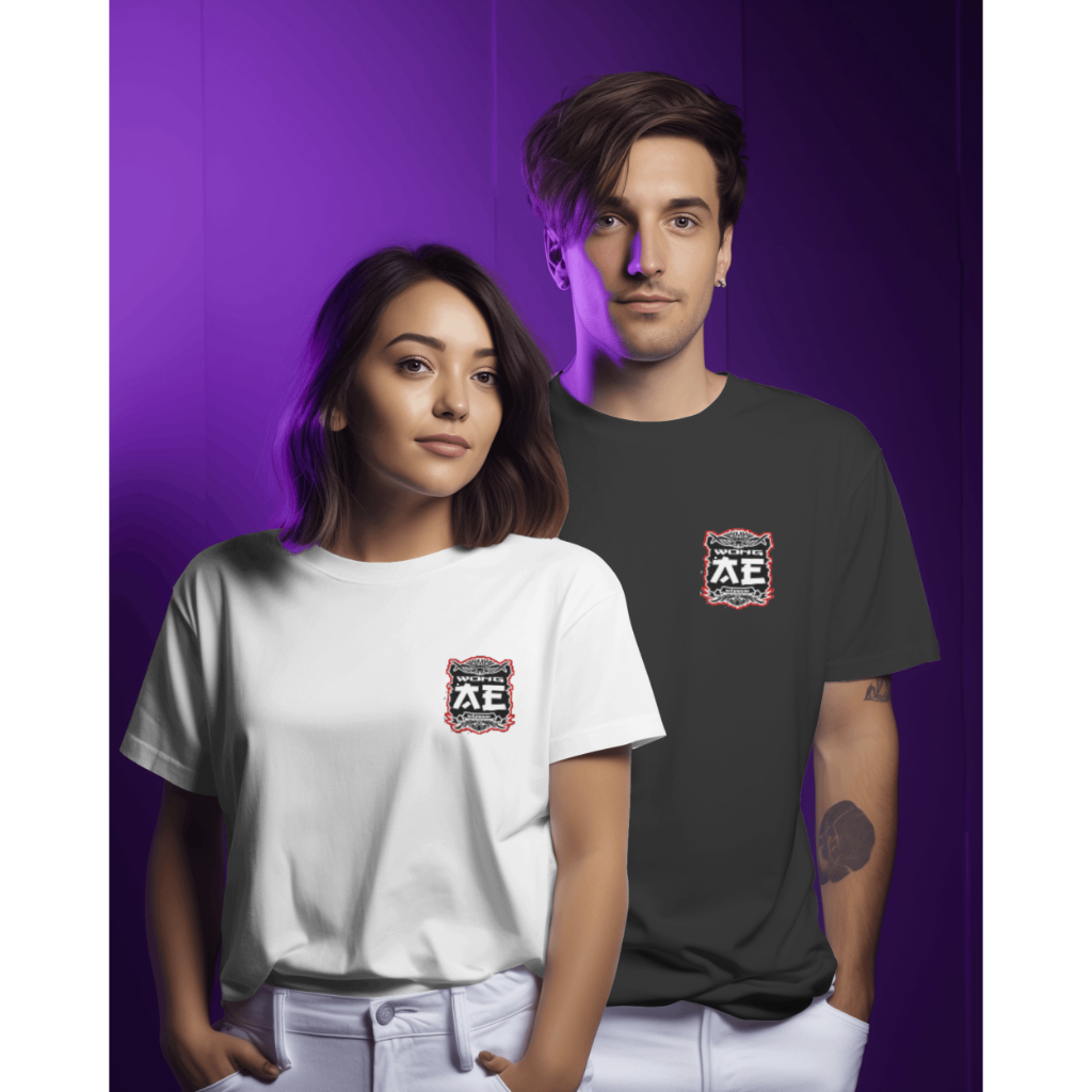 KAOS DISTRO - KAOS PLAT AE - KAOS UNISEX - COTTON COMBED 24S ORIGINAL