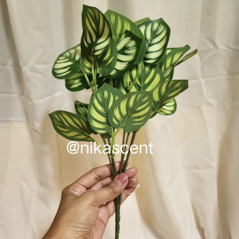 Bunga Artificial Daun | Bunga Plastik Daun | Daun Plastik
