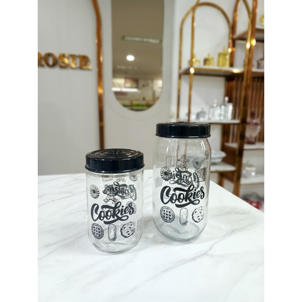 Toples Kaca Herevin Cookies 660ml 1000ml