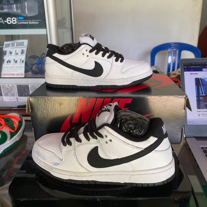 Nike SB Dunk Low Orange Label White black(2019)(37)