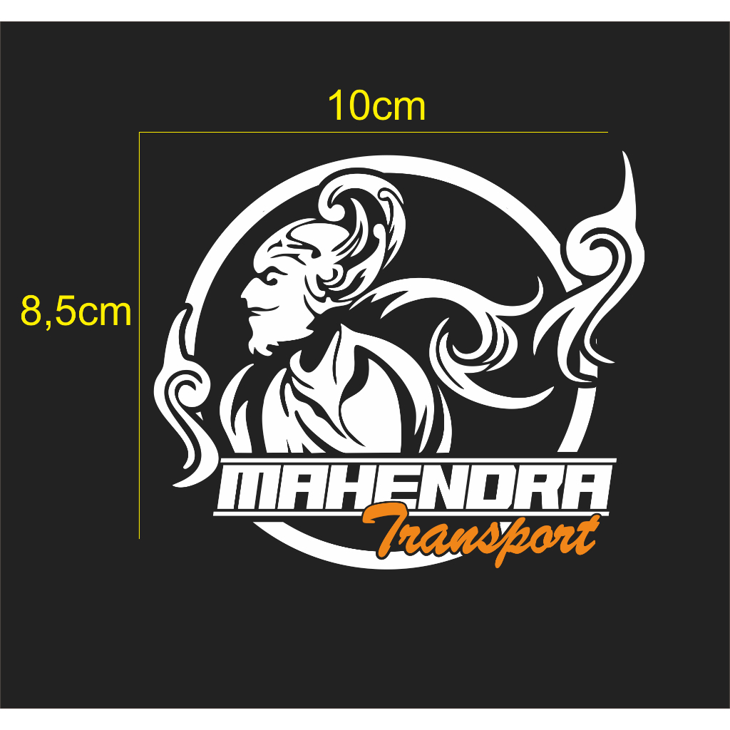 cutting sticker stiker logo po mahendra transport