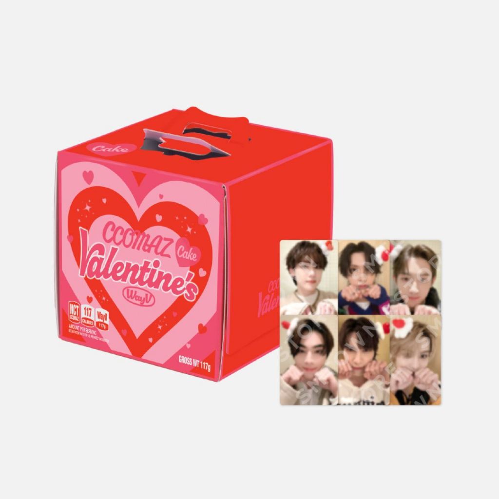 NCT CCOMAZ WAYV VALENTINE's CAKE MD TEN XIAOJUN HENDERY KUN YANGYANG WINWIN SET