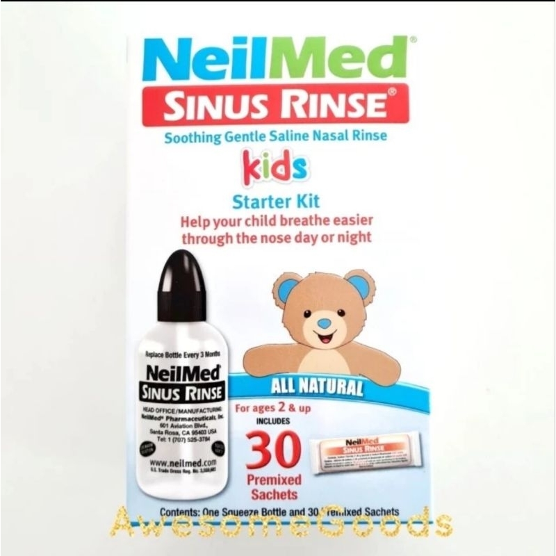 NeilMed Sinus Rinse Kids Starter Kit 30 Sachets