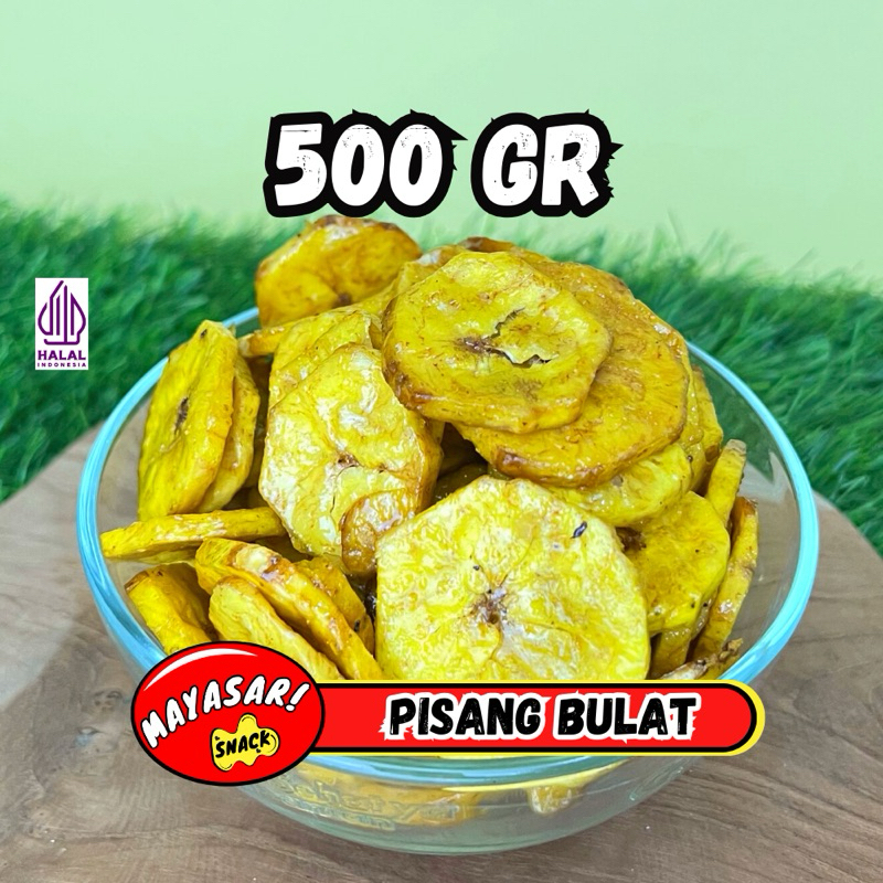 

KERIPIK PISANG BULAT MANIS 500gr