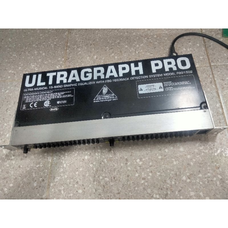 equalizer behringer fbq1502 bekas