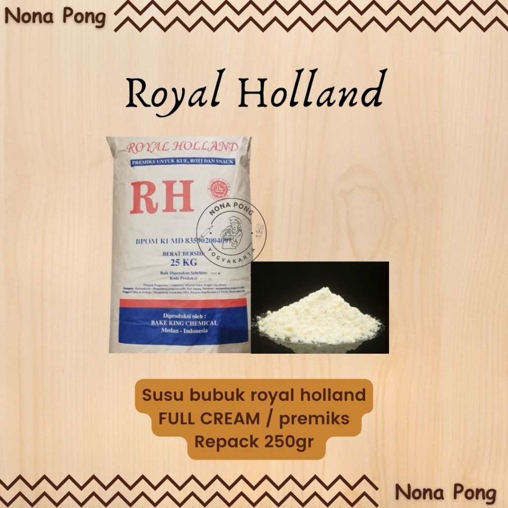 

Susu bubuk full cream / Premiks Royal Holland - 250gr