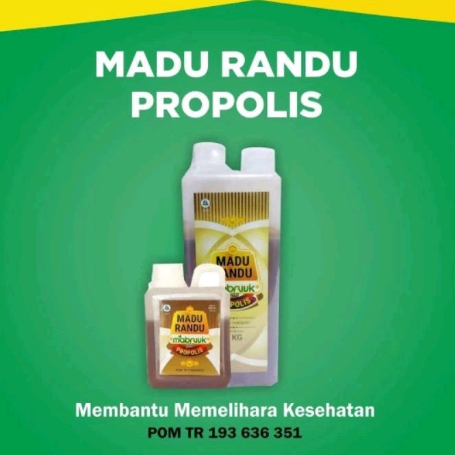 

Kemasan 1 Kg : Madu murni asli Randu Propolis Mabruuk