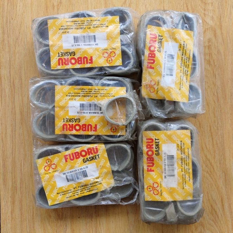 packing gasket perpak paking asbes knalpot yamaha v80 v75