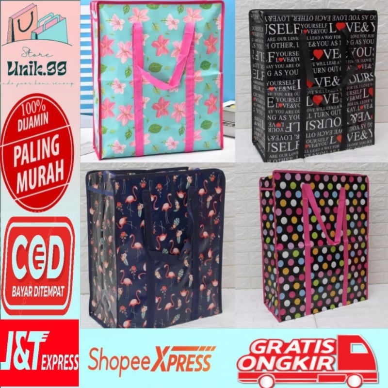 Tas Karung Super Jumbo Tas karung Serbaguna MOTIF RANDOM