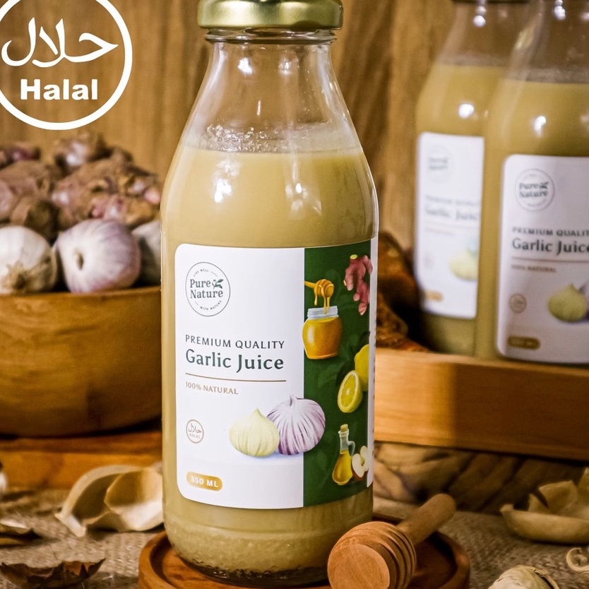 

D2289 PureNature Jus Bawang Putih Tunggal Jahe Merah Lemon Cuka Apel Madu