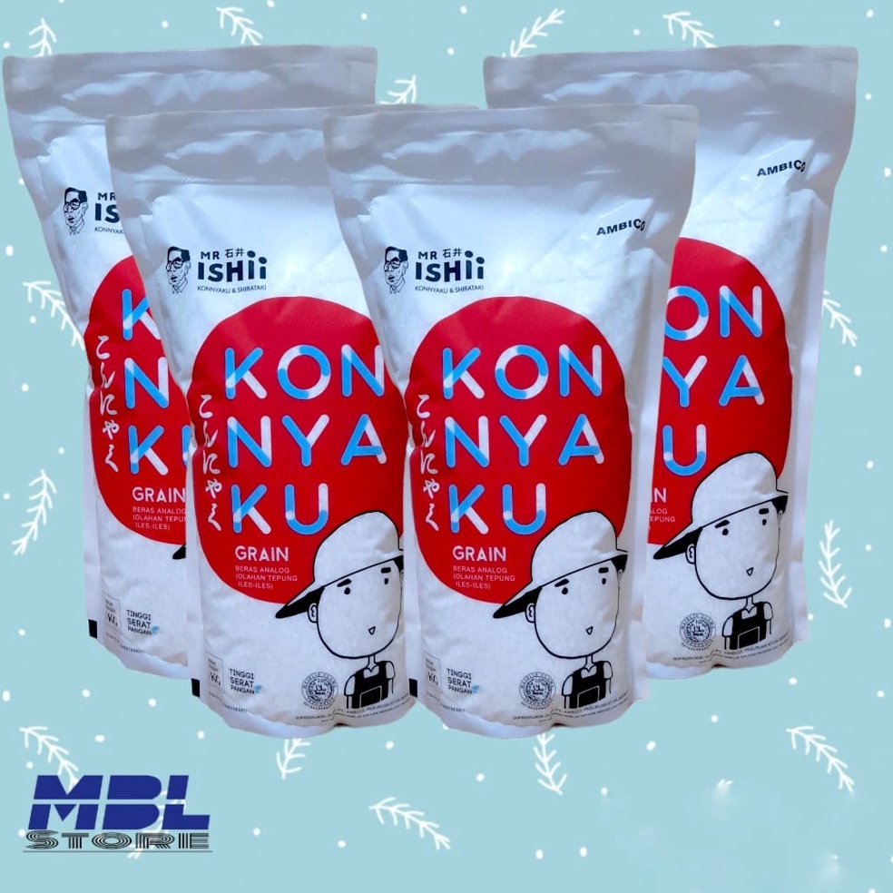 

GROSIR MURAH Beras Shirataki 1 gram 1kg cocok untuk diet keto