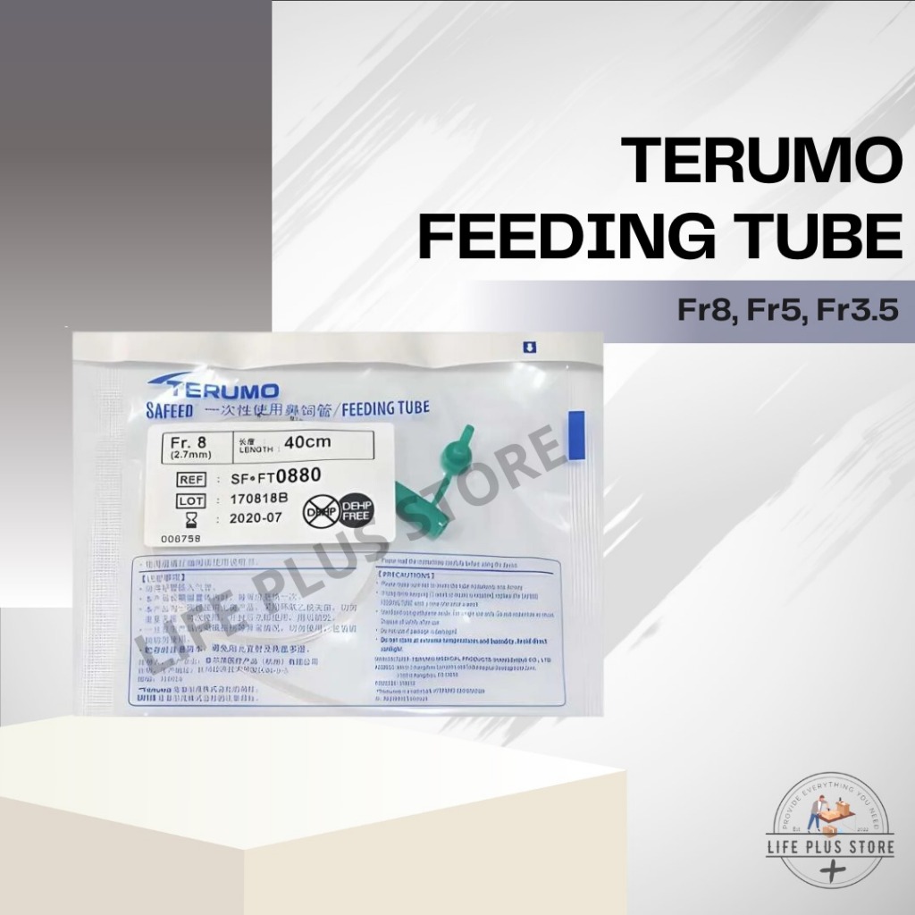 Feeding tube fr 3,5..5..8 / ngt terumo / selang makan