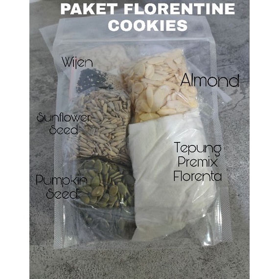 

PAKET LENGKAP PAKET LENGKAP FLORENTINE COOKIES BAHAN FLORENTINE COOKIES TEPUNG FLORENTA