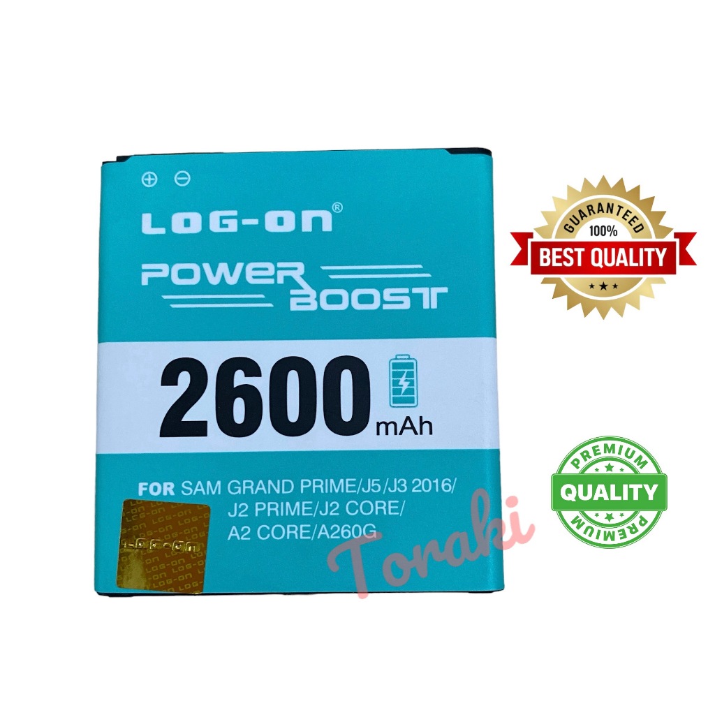 Samsung J3 2016 / J310 / J310h / j310g Baterai Batre Batere Batrai Double Power Logon