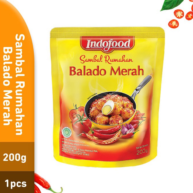 

MURAH LEBAY Sambal Indofood Balado Merah 2 GR