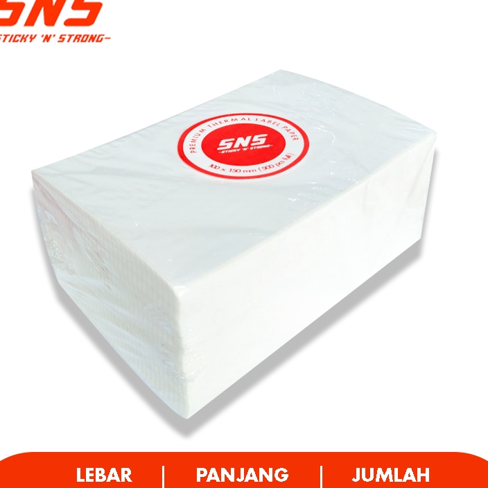 

PROMO MURAH LABEL THERMAL KERTAS THERMAL STICKER THERMAL 1x15 mm A6 5 Lembar